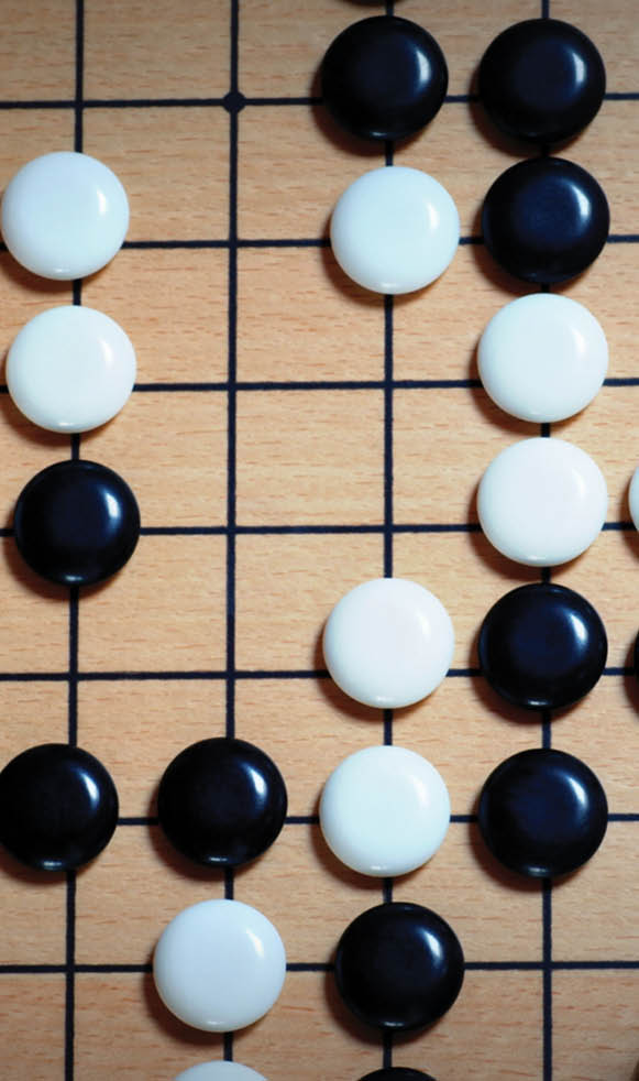 photography of the ancient traditional strategy game “Go", 2019